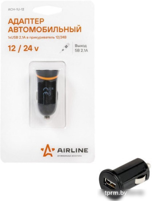 Автомобильное зарядное Airline ACH-1U-12 