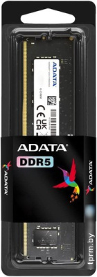 Оперативная память ADATA 8ГБ DDR5 4800 МГц AD5U48008G-S 