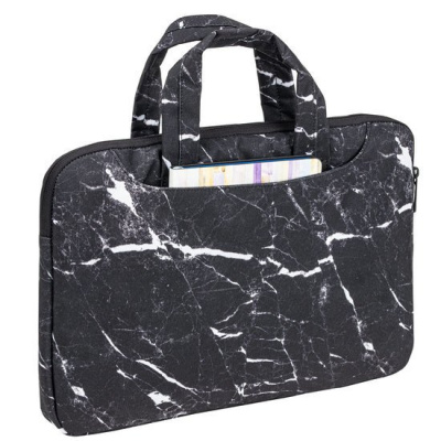 Сумка BRAUBERG Marble 270835 (белый/черый) 
