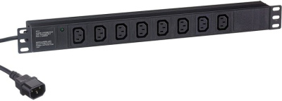 Блок розеток ExeGate ServerPro PDU-19H809 Al-8C13-EU2.5CU 