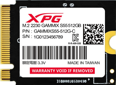 SSD ADATA XPG Gammix S55 512GB SGAMMIXS55-512G-C 