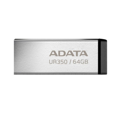 USB Flash ADATA UR350 64GB UR350-64G-RSR/BK (серебристый/черный) 