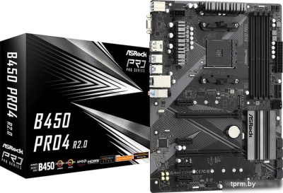 Материнская плата ASRock B450 Pro4 R2.0 