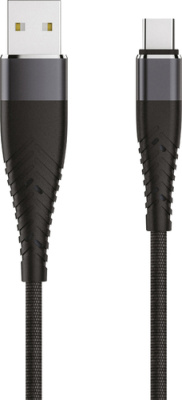 Кабель Olmio 039517 USB Type A - USB Type C (1.2 м, черный)