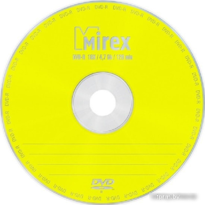 DVD-R диск Mirex 4.7Gb 16x Mirex в бумажном конверте с окном 