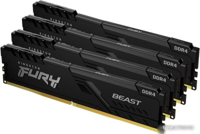 Оперативная память Kingston FURY Beast 4x8GB DDR4 PC4-28800 KF436C17BBK4/32 