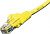 Кабель Lanmaster LAN-PC45/U6-0.5-YL 