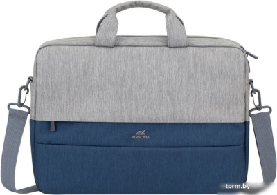 Сумка Rivacase Prater 7532 (серый/темно-синий) 