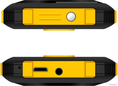 Кнопочный телефон F+ PR240 (черный/желтый) 