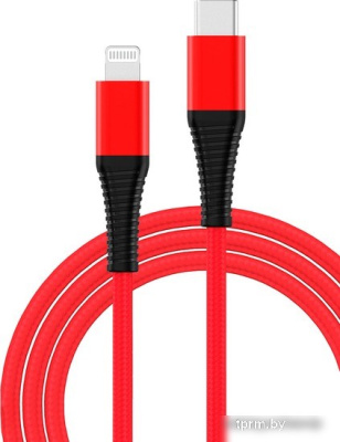 Кабель TFN CMFLIGA1MNLRD USB Type-C - Lightning (1 м, красный) 