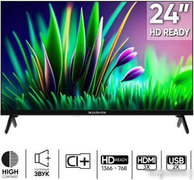 Телевизор Topdevice Frameless TDTV24CN04H_BK 