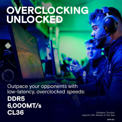 Оперативная память Crucial Pro Overclocking Edition 2x16ГБ DDR5 6000 МГц CP2K16G60C36U5B 