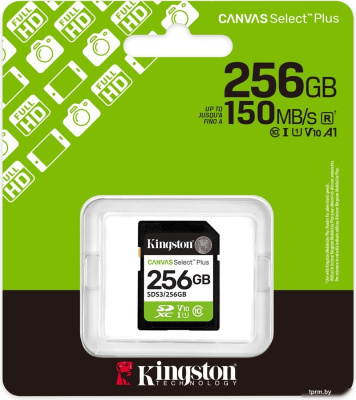 Kingston Canvas Select Plus SDXC 256GB SDS3/256GB 