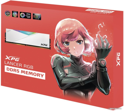 Оперативная память ADATA XPG Lancer RGB 2x16ГБ DDR5 6800 МГц AX5U6800C3416G-DCLARWH  Оперативная память ADATA XPG Lancer RGB 2x16ГБ DDR5 6800 МГц AX5U6800C3416G-DCLARWH