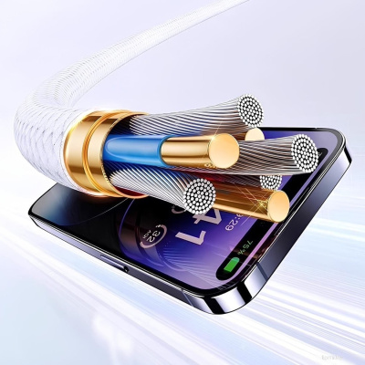Кабель Baseus Graphene Series Fast Charging 100W USB Type-A - USB Type-C (1 м, белый) 
