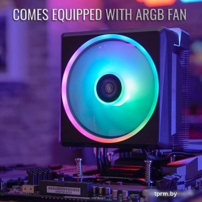 Кулер для процессора AeroCool Cylon 4F WH ARGB PWM 4P 
