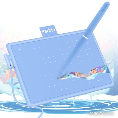 Графический планшет Parblo Ninos N4 (голубой) 