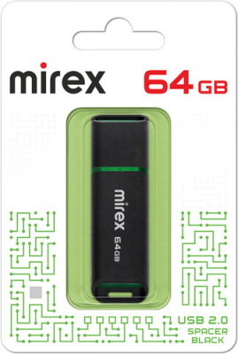USB Flash Mirex Color Blade Spacer 2.0 64GB 13600-FMUSBK64