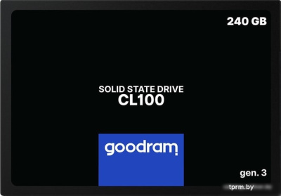 SSD GOODRAM CL100 Gen. 3 240GB SSDPR-CL100-240-G3 