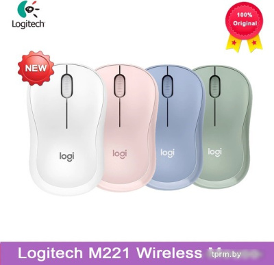 Мышь Logitech M221 (голубой) 
