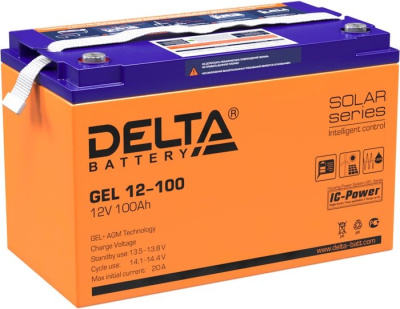 Аккумулятор для ИБП Delta GEL 12-100 (12В/100 А·ч) 