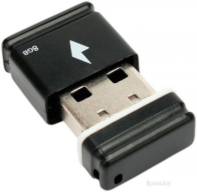 USB Flash Gembird GFL-2.0-8mini 8Gb (черный) 