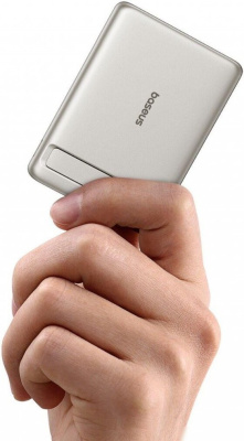 Внешний аккумулятор Baseus PicoGo AM31 Mini Magnetic Power Bank with Stand 20W 5000mAh (титановый) 