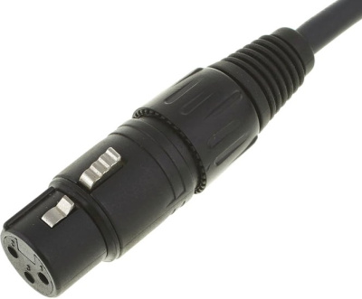 Кабель Planet Waves PW-CMIC-25 XLR - XLR (7.5 м, черный) 