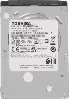 Жесткий диск Toshiba MQ04ABF100V 1TB