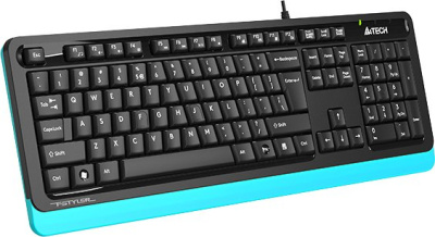 Клавиатура A4Tech Fstyler FKS10 (черный/синий) 