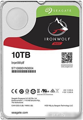 Жесткий диск Seagate Ironwolf 10TB [ST10000VN0004] 