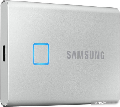 Внешний накопитель Samsung T7 Touch 500GB (серебристый) 