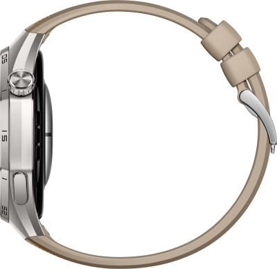 Умные часы Huawei Watch GT 6 Pro 46 мм (серебристый, с коричневым плетеным ремешком, международная версия) 