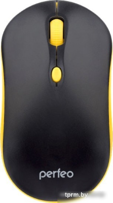 Мышь Perfeo Mount (черный/желтый) 