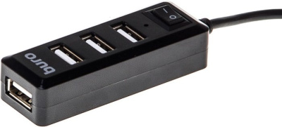 USB-хаб Buro BU-HUB4-0.5L-U2.0 