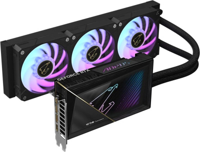 Видеокарта Gigabyte Aorus GeForce RTX 5080 Xtreme Waterforce 16G GV-N5080AORUSX W-16GD 