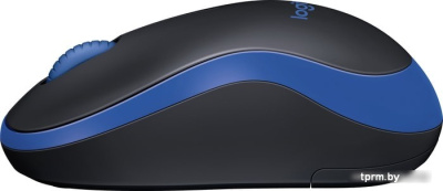 Мышь Logitech M185 (черный/синий) 