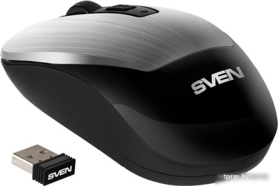 Мышь SVEN RX-380W (серебристый) 