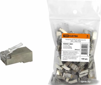 Коннектор TDM Electric SQ0561-0001 RJ-45 FTP (100 шт) 