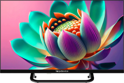 Телевизор Topdevice 24" SMART TV YаOS (черный)