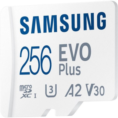 Samsung EVO Plus 2021 microSDXC 256GB (с адаптером) 
