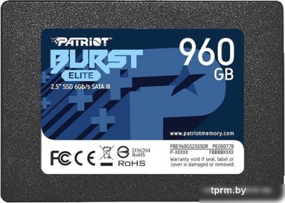SSD Patriot Burst Elite 960GB PBE960GS25SSDR 