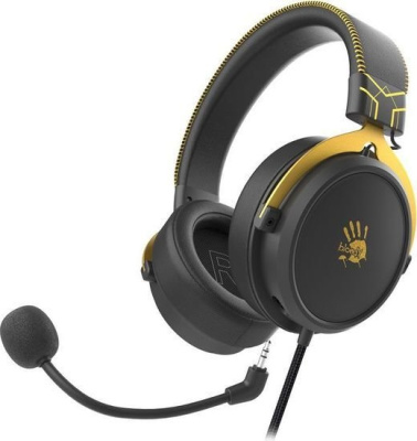 Наушники A4Tech Bloody M590i (черный/желтый) 