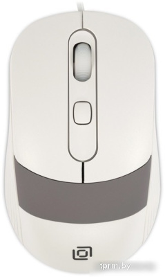 Мышь Oklick 310M (белый/серый) 