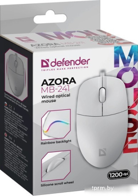 Мышь Defender Azora MB-241 (белый) 