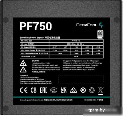 Блок питания DeepCool PF750 