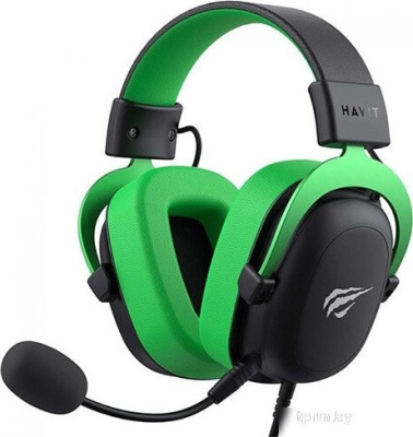 Наушники Havit Gamenote H2002d (черный/зеленый) 