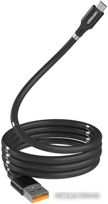 Кабель Denmen D11V USB Type-A - microUSB (1 м, черный) 
