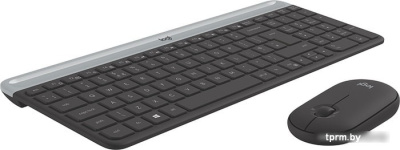 Офисный набор Logitech MK470 Slim Wireless Combo 920-009206 (графитовый) 