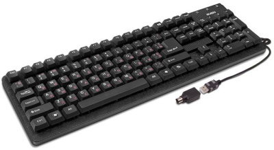Клавиатура SVEN Standard 301 Black USB+PS/2 